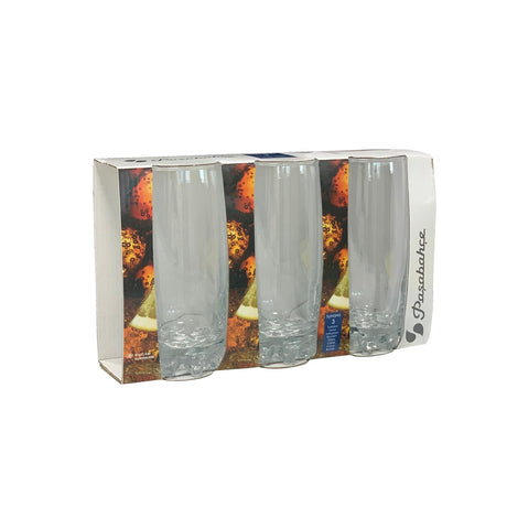 LOT DE 3 CHOPES EN VERRE DE 38.5CL FORME HAUTE SYLVANA – Chope et gobelet – HygiRéa