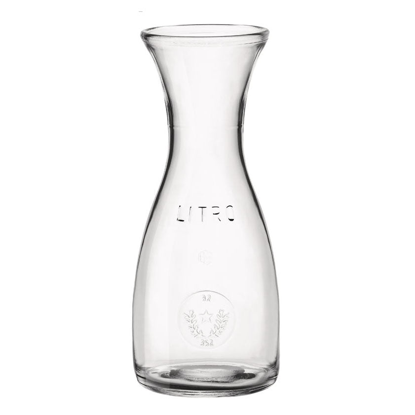 CARAFE MISURE 1 LITRE EN VERRE TRANSPARENT – Carafe, pichet et bouteille – HygiRéa
