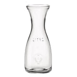 CARAFE MISURE 1 LITRE EN VERRE TRANSPARENT – Carafe, pichet et bouteille – HygiRéa