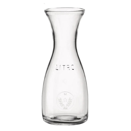 CARAFE MISURE 1 LITRE EN VERRE TRANSPARENT – Carafe, pichet et bouteille – HygiRéa