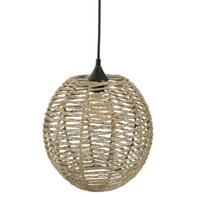 Suspension boule Rana diam 33 cm jonc naturel X4 – Suspensions lumineuses – HygiRéa