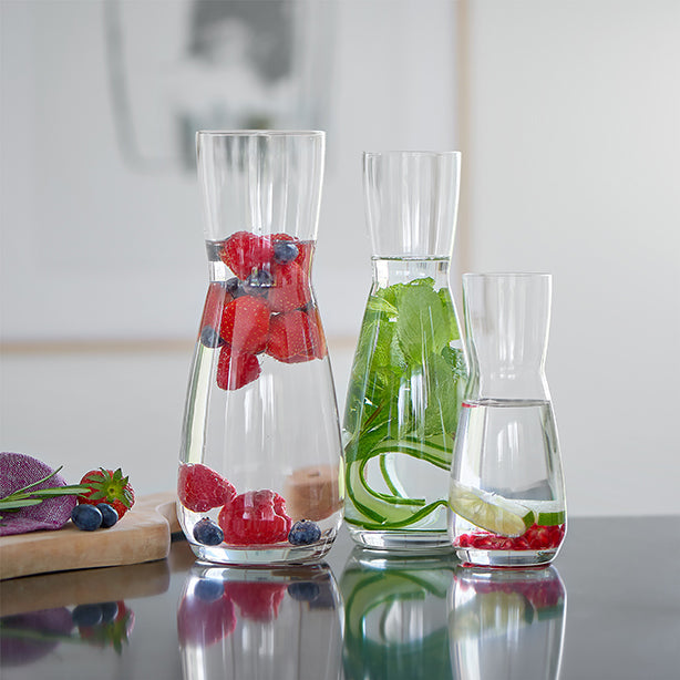 CARAFE ENSEMBLE 107CL EN VERRE TRANSPARENT JAUGE 75CL – Carafe, pichet et bouteille – HygiRéa