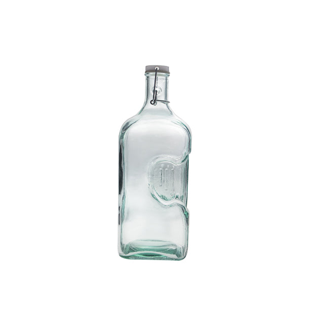 BOUTEILLE AUTHENTIC 2L EN VERRE RECYCLE TRANSPARENT – Carafe, pichet et bouteille – HygiRéa