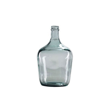 VASE DAME JEANNE 12L EN VERRE RECYCLÉ NATURAL HAUTEUR 42CM – Décoration – HygiRéa