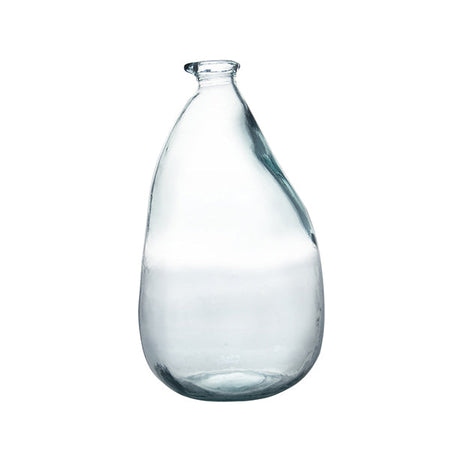 VASE SAC HAUTEUR 36CM EN VERRE 100% RECYCLÉ – Décoration – HygiRéa