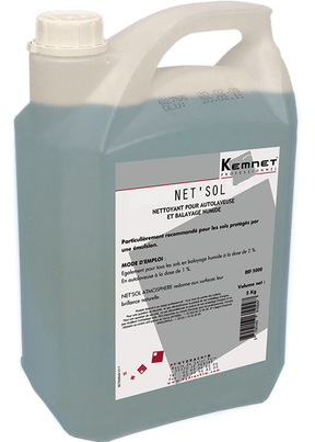 NET SOL – Nettoyant sol autolaveuse – HygiRéa