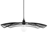 Suspension Cuzco diam 59 cm métal filaire noir X4 – Suspensions lumineuses – HygiRéa