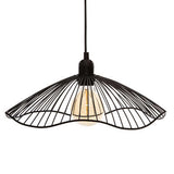 Suspension Galt diam 34 cm métal filaire noir X6 – Suspensions lumineuses – HygiRéa