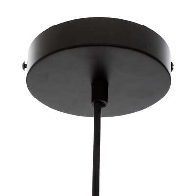 Suspension Galt diam 34 cm métal filaire noir X6 – Suspensions lumineuses – HygiRéa