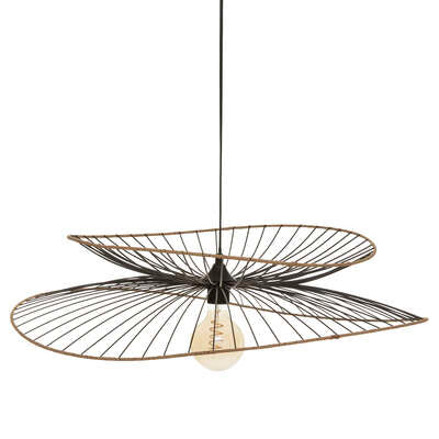 Suspension Alara diam 69,5 cm métal noir X1 – Suspensions lumineuses – HygiRéa