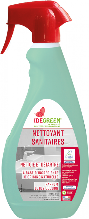 NETTOYANT SANITAIRES (ACIDE) - ECOLABEL – Entretien WC – HygiRéa
