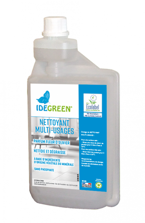 NETTOYANT MULTI-USAGE ECOLABEL – Sols et Surfaces – HygiRéa