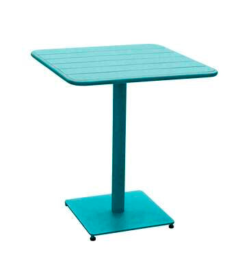 Table de jardin carrée PHUKET 2 places – Plateau de Table – HygiRéa