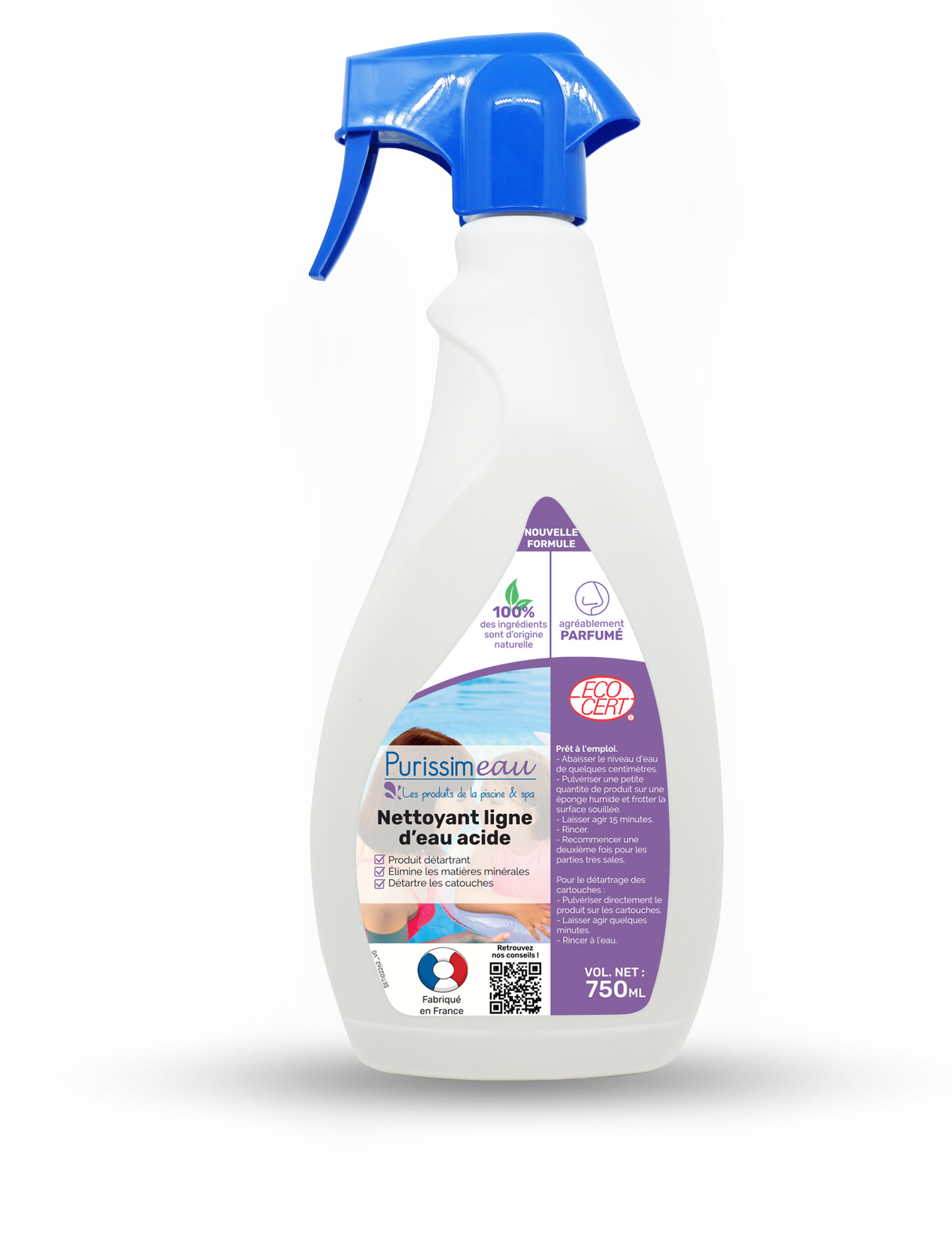 NETTOYANT LIGNE D'EAU ACIDE ECOCERT (pulvé)