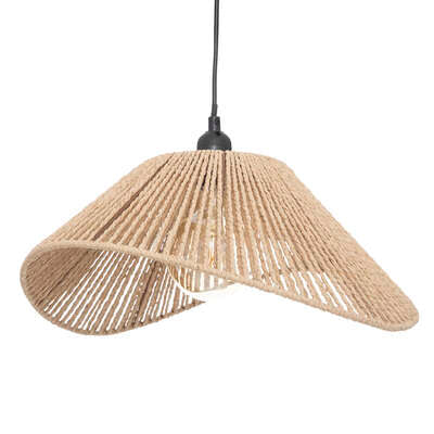 Suspension Myha diam 45 cm corde naturel X4 – Suspensions lumineuses – HygiRéa