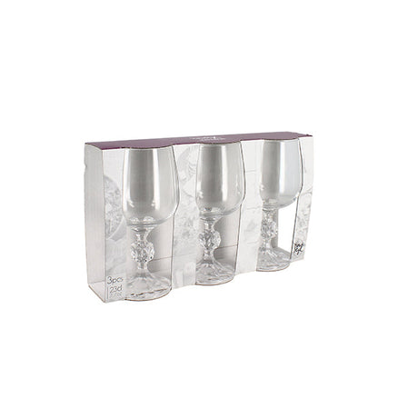 LOT DE 3 VERRES À PIED MATIGNON 23CL EN CRISTALLIN – Verre à pied – HygiRéa