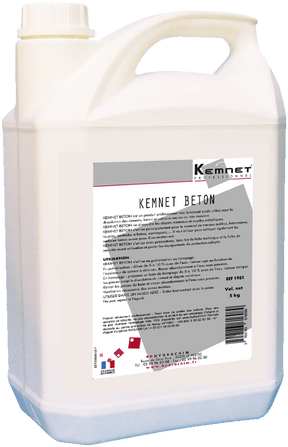 KEMNET BETON – Nettoyant. détartrant & degraissant spécifique – HygiRéa