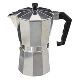 Cafetière à l'italienne 9 tasses silver