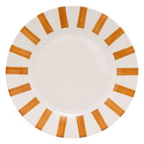 Assiette plate Cheri ocre diamètre 27 cm