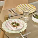 Assiette plate Charlie diam 27 cm jaune