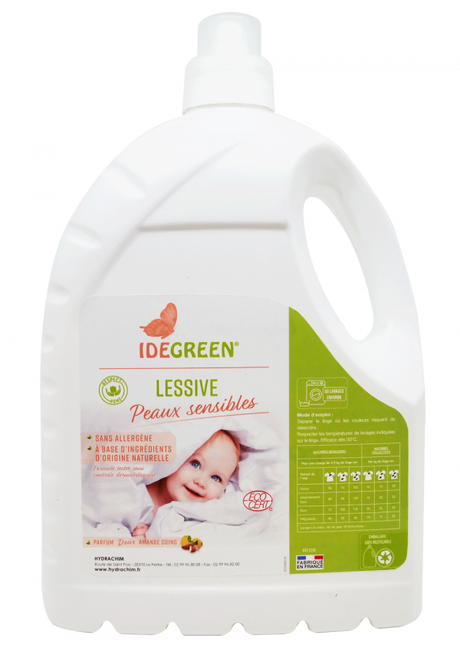 RESPECT'HOME LESSIVE PEAUX SENSIBLES - ECOCERT – Lessive liquide – HygiRéa