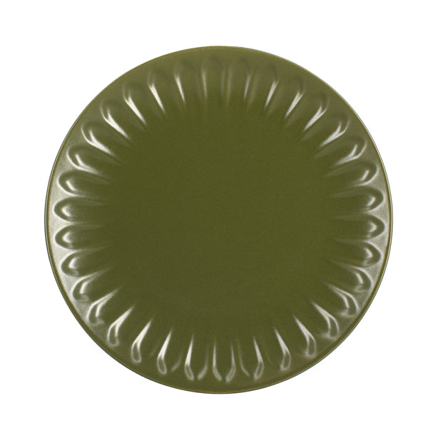 ASSIETTE PLATE BISTROT
27CM EN FAÏENCE KAKI