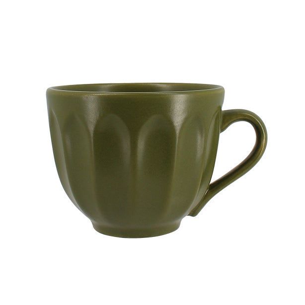 JUMBO BISTROT 450ML EN FAÏENCE KAKI – Petit déjeuner – HygiRéa