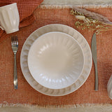 ASSIETTE PLATE BISTROT
27CM EN FAÏENCE CRÈME