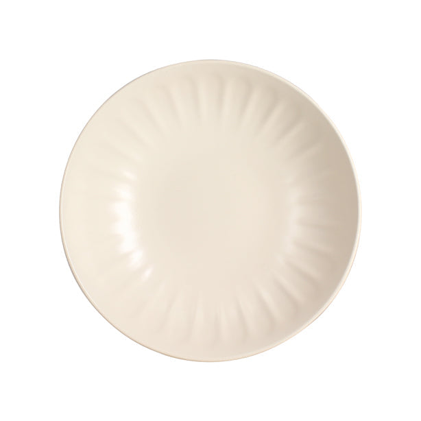 ASSIETTE CREUSE BISTROT 22CM EN FAÏENCE CRÈME – Assiette – HygiRéa