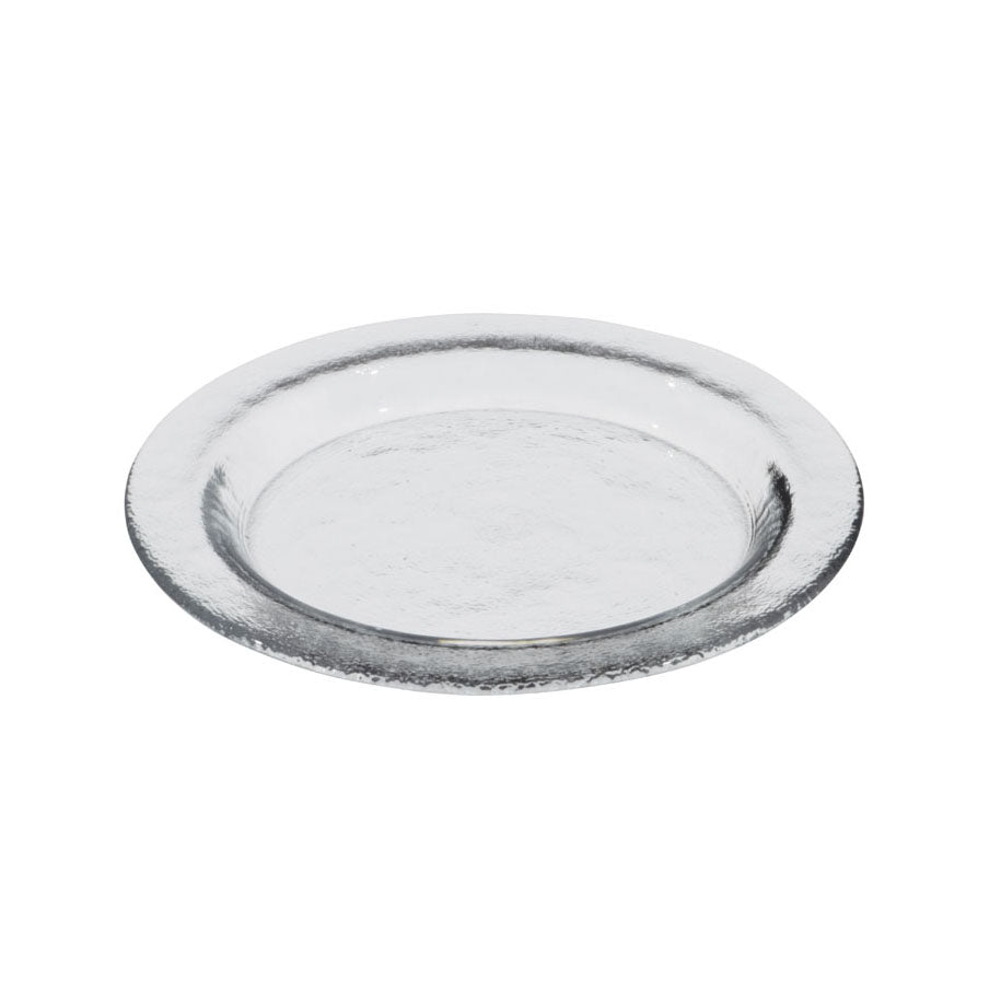 ASSIETTE PLATE GUSTO 15CM EN VERRE TRANSPARENT – Assiette – HygiRéa