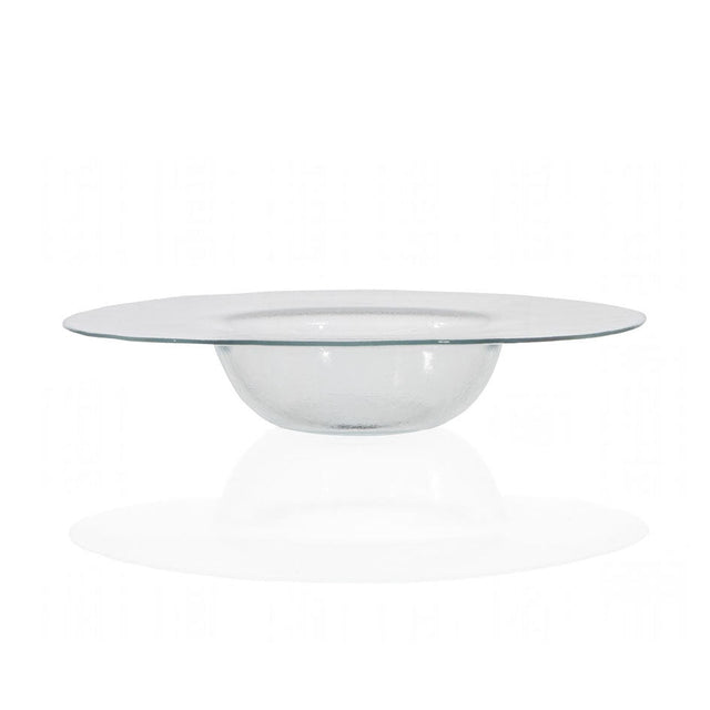 ASSIETTE CREUSE GUSTO 25CM EN VERRE TRANSPARENT – Assiette – HygiRéa