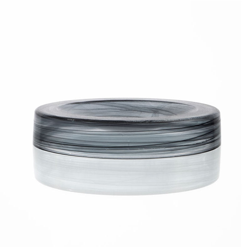 ASSIETTE PLATE HOLLOW 21CM EN VERRE NOIR – Assiette – HygiRéa