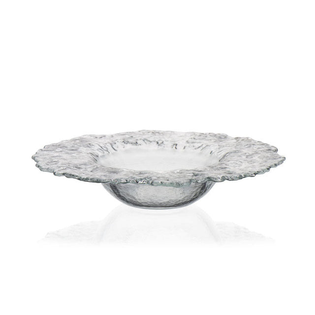 ASSIETTE CREUSE IO 25CM EN VERRE TRANSPARENT – Assiette – HygiRéa