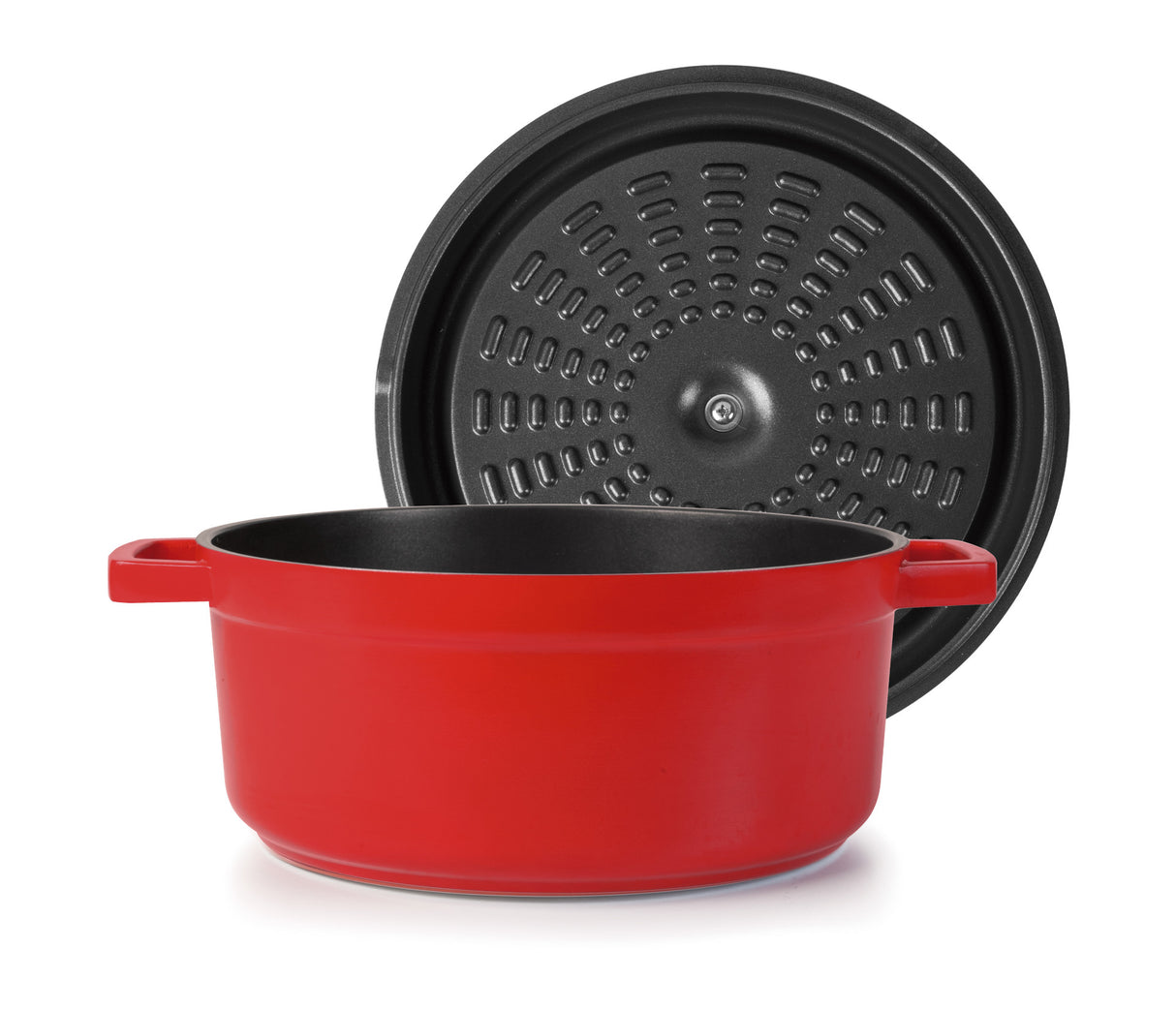 FAITOUT ROUGE EN ALUMIN. FONDU D.14 CMS.