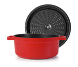 FAITOUT ROUGE EN ALUMIN. FONDU D.14 CMS.