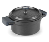 FAITOUT NOIRE EN ALUMIN.FONDU D.24 CMS.