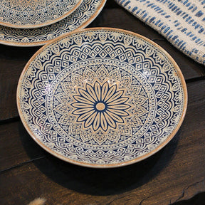 ASSIETTE CALOTTE BYZANCE 21CM EN PORCELAINE – Assiette – HygiRéa