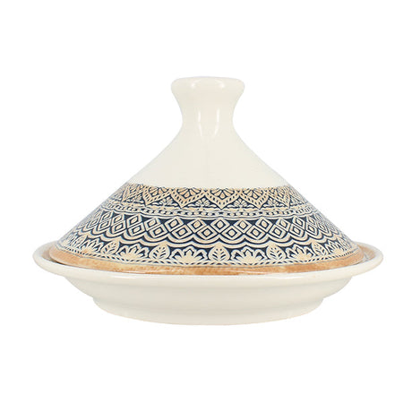 TAJINE BYZANCE 24.5CM EN PORCELAINE – Cuisson au four – HygiRéa