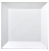 PLAT PLAT 30CM CARRE BLANC PORCELAINE – Assiette – HygiRéa