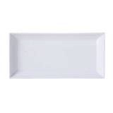 PLAT RECTANGLE 28X15CM PORCELAINE BLANCHE – Assiette – HygiRéa