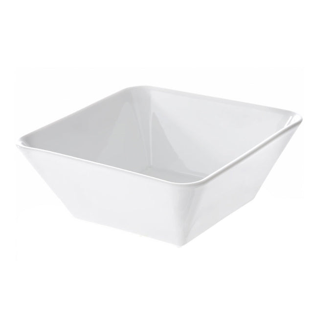 SALADIER 21CM CARRE PORCELAINE BLANCHE – Complément table – HygiRéa
