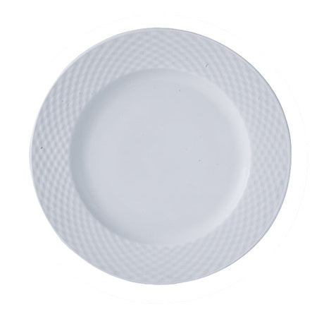 ASSIETTE PLATE POLO 20CM EN PORCELAINE BLANC – Assiette – HygiRéa