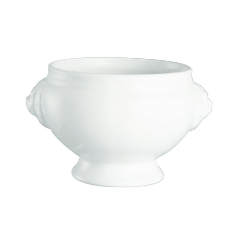 SOUPIERE TÊTE DE LION 500ML EN GRÈS BLANC – Petit déjeuner – HygiRéa