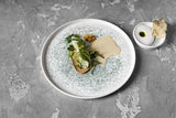 ASSIETTE PLATE LUNAR OCEAN 22CM EN PORCELAINE – Assiette – HygiRéa