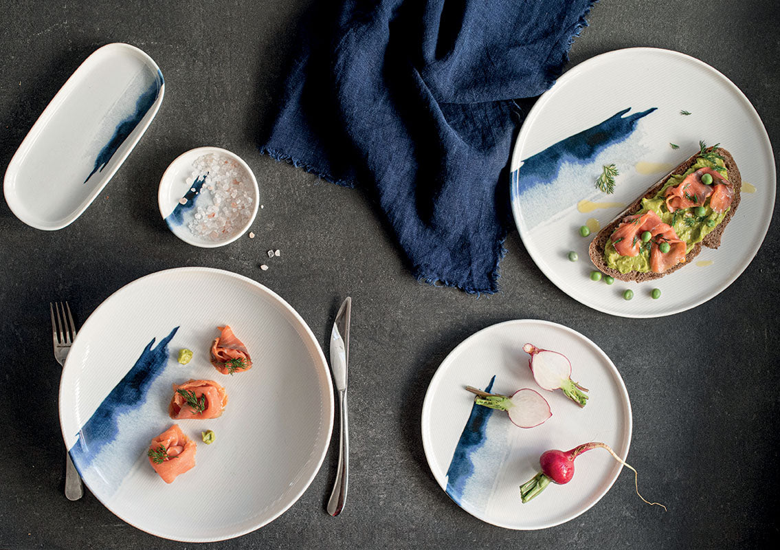 ASSIETTE PLATE BLUE WAVE
HYGGE 28CM EN PORCELAINE