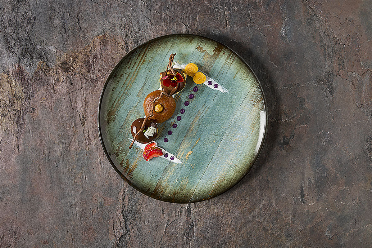 ASSIETTE CREUSE MADERA
BLOOM 25CM