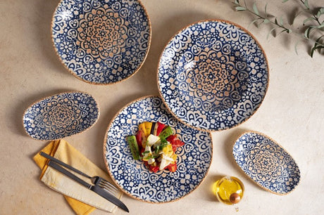 PLAT OVALE ALHAMBRA MOOVE 31X24CM PORCELAINE – Assiette – HygiRéa