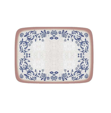 ASSIETTE RECTANGULAIRE VIENTO MOOVE 23X16CM PORCELAINE – Assiette – HygiRéa