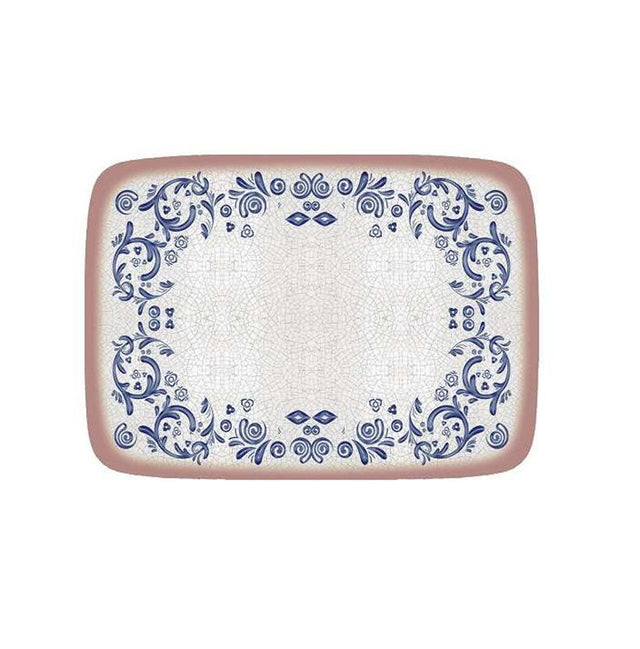 ASSIETTE RECTANGULAIRE VIENTO MOOVE 23X16CM PORCELAINE – Assiette – HygiRéa