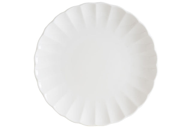 ASSIETTE PLATE EAST WHITE 27CM EN PORCELAINE – Assiette – HygiRéa